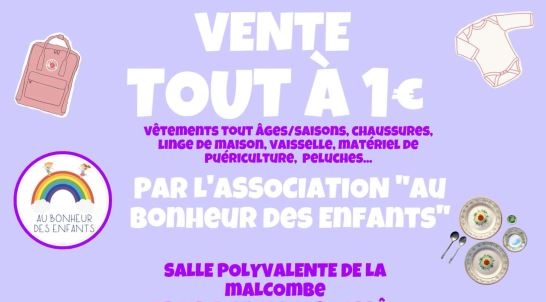 Vente tout à 1€