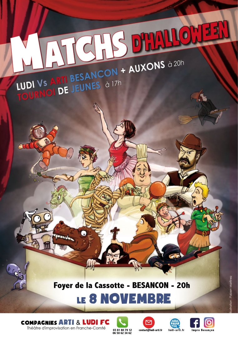 Matchs d'improvisation d'Halloween